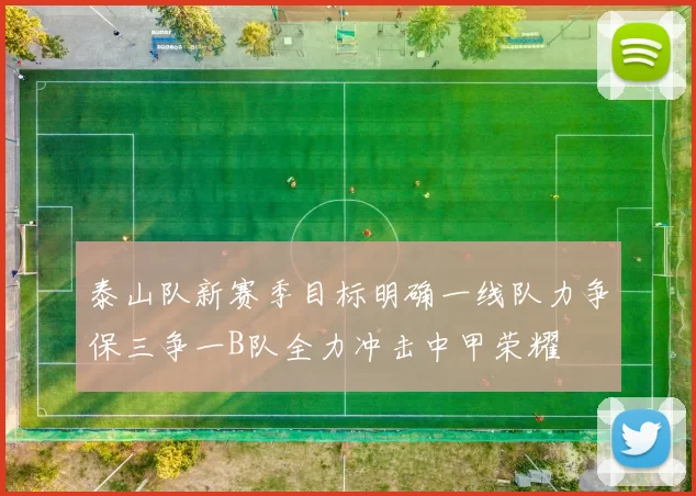 泰山队新赛季目标明确一线队力争保三争一B队全力冲击中甲荣耀